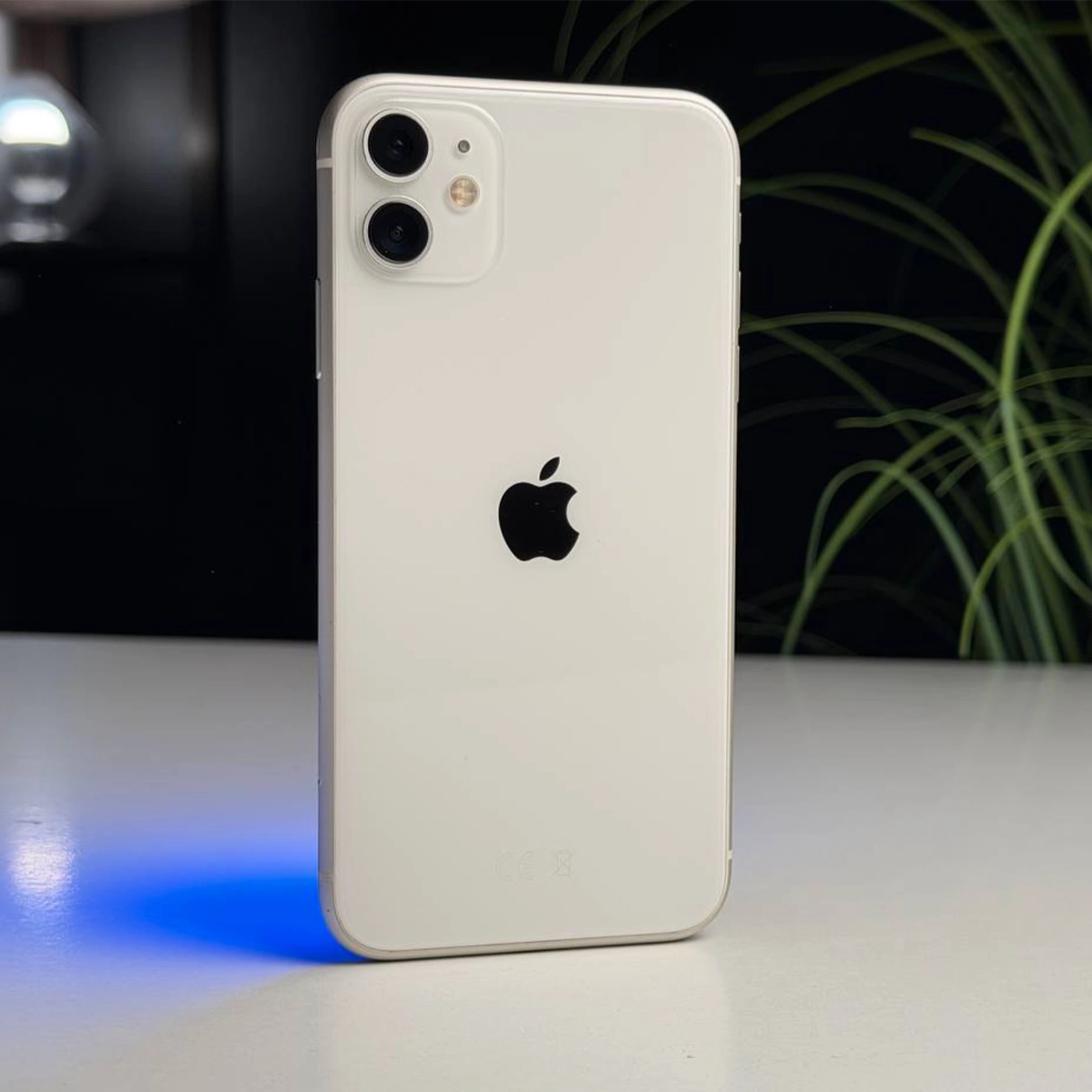 ВЖИВАНИЙ Б/У Apple iPhone 11 64GB White (MWL82) - Состояние: хороший | Аккумулятор: 100% | Комплектация: iPhone, кабель | Гарантия: 3 мес.