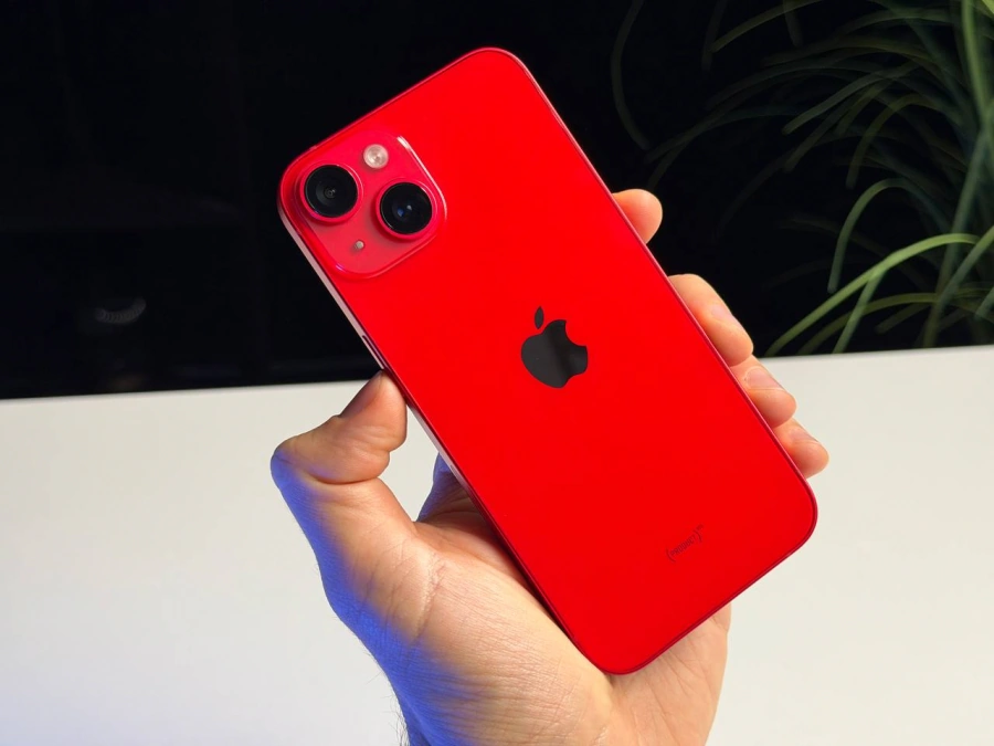 ВЖИВАНИЙ Б/У Apple iPhone 14 128GB (PRODUCT)RED eSim (MPV73) - Стан: гарний | Акумулятор: 100% | Комплектація: iPhone, кабель | Гарантія: 3 міс.