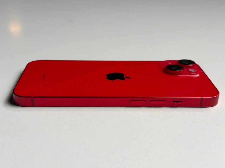 ВЖИВАНИЙ Б/У Apple iPhone 14 128GB (PRODUCT)RED eSim (MPV73) - Стан: гарний | Акумулятор: 100% | Комплектація: iPhone, кабель | Гарантія: 3 міс.