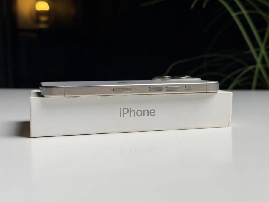 ВЖИВАНИЙ Б/У Apple iPhone 15 Pro 128GB Natural Titanium (MTUX3) - Стан: задовільний | Акумулятор: 87% | Комплектація: повний | Гарантія: 3 міс.
