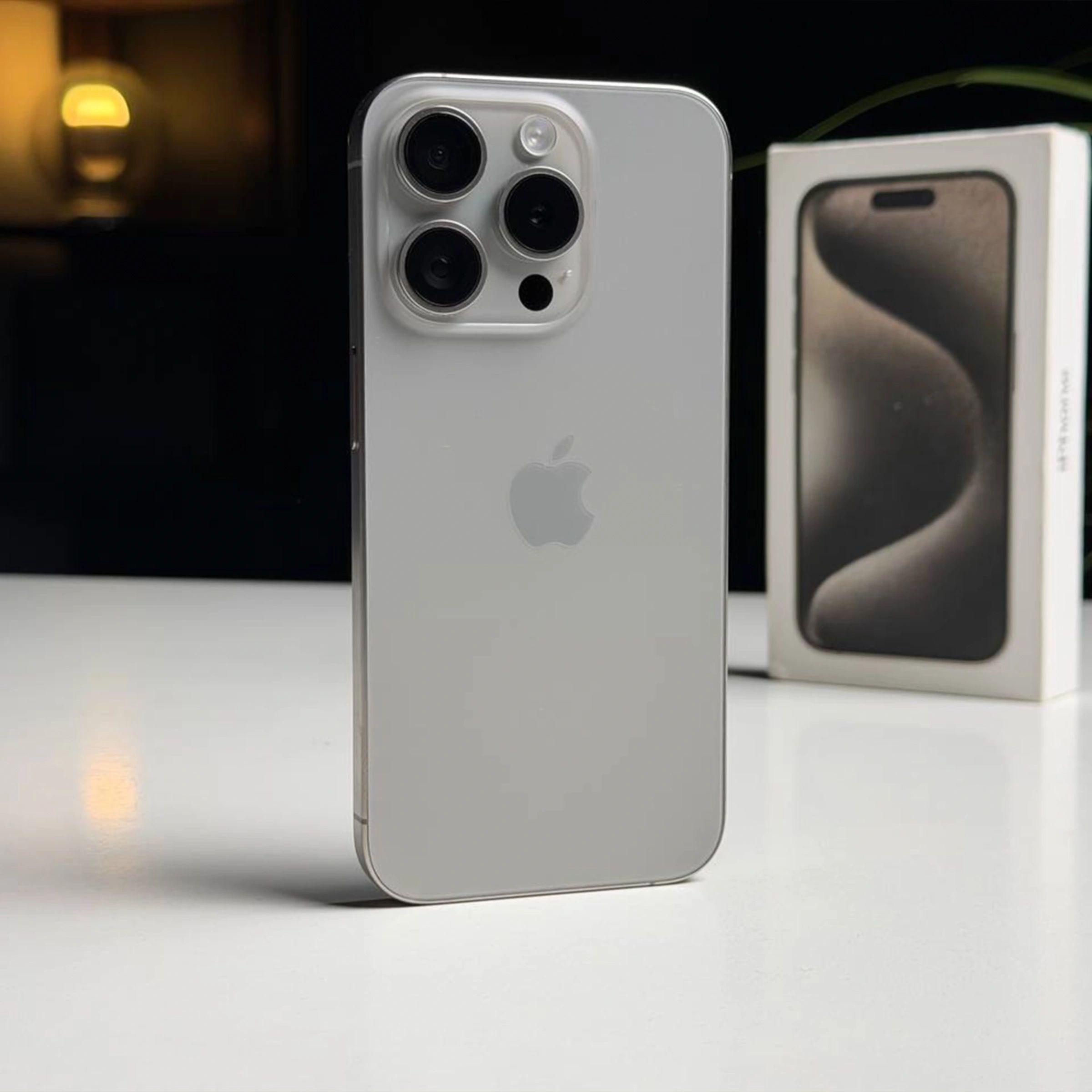 ВЖИВАНИЙ Б/У Apple iPhone 15 Pro 128GB Natural Titanium (MTUX3) - Стан: задовільний | Акумулятор: 87% | Комплектація: повний | Гарантія: 3 міс.