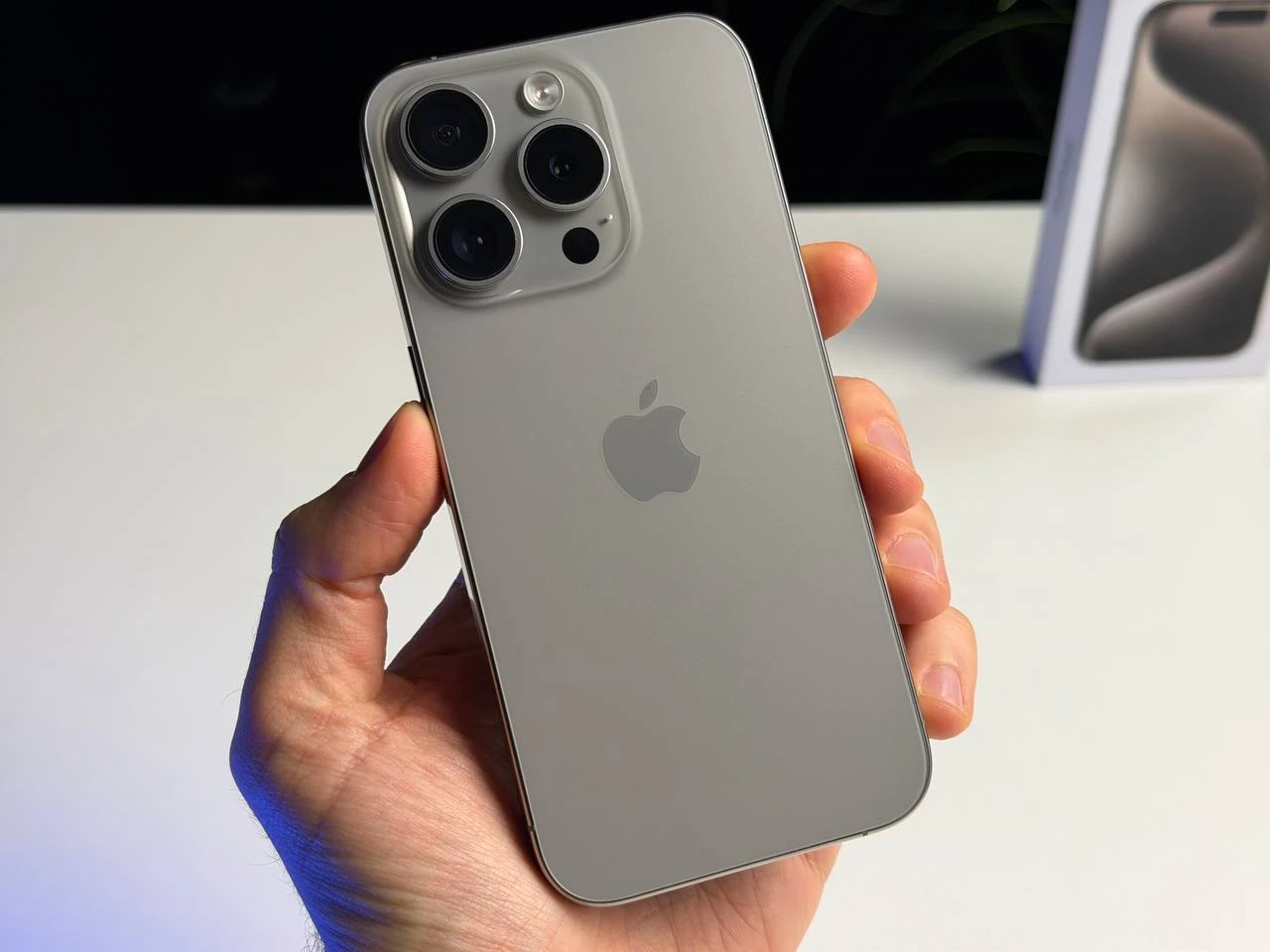 ВЖИВАНИЙ Б/У Apple iPhone 15 Pro 512GB Natural Titanium (MTV93) - Состояние: хороший | Аккумулятор: 100% | Комплектация: полный | Гарантия: 3 мес.