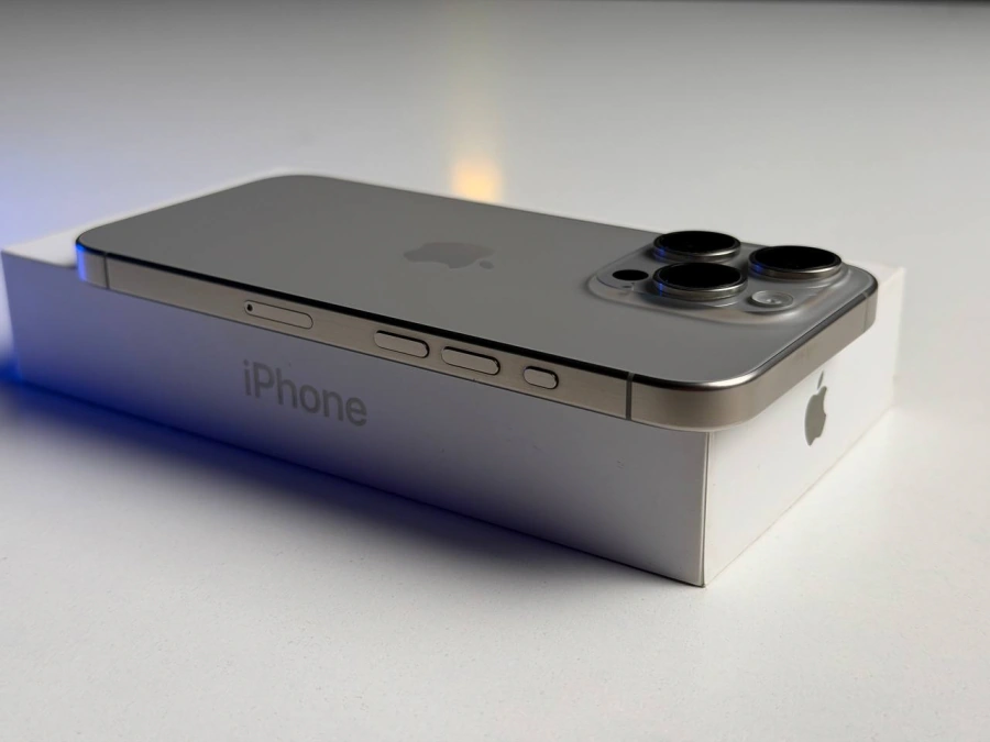 ВЖИВАНИЙ Б/У Apple iPhone 15 Pro 512GB Natural Titanium (MTV93) - Состояние: хороший | Аккумулятор: 100% | Комплектация: полный | Гарантия: 3 мес.