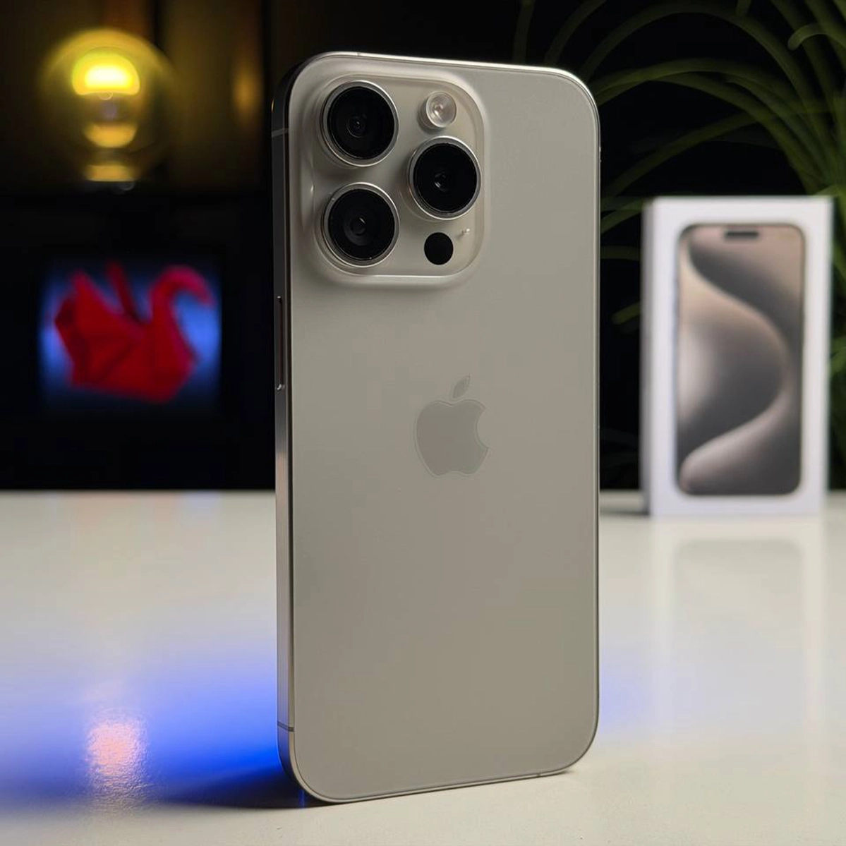 ВЖИВАНИЙ Б/У Apple iPhone 15 Pro 512GB Natural Titanium (MTV93) - Состояние: хороший | Аккумулятор: 100% | Комплектация: полный | Гарантия: 3 мес.