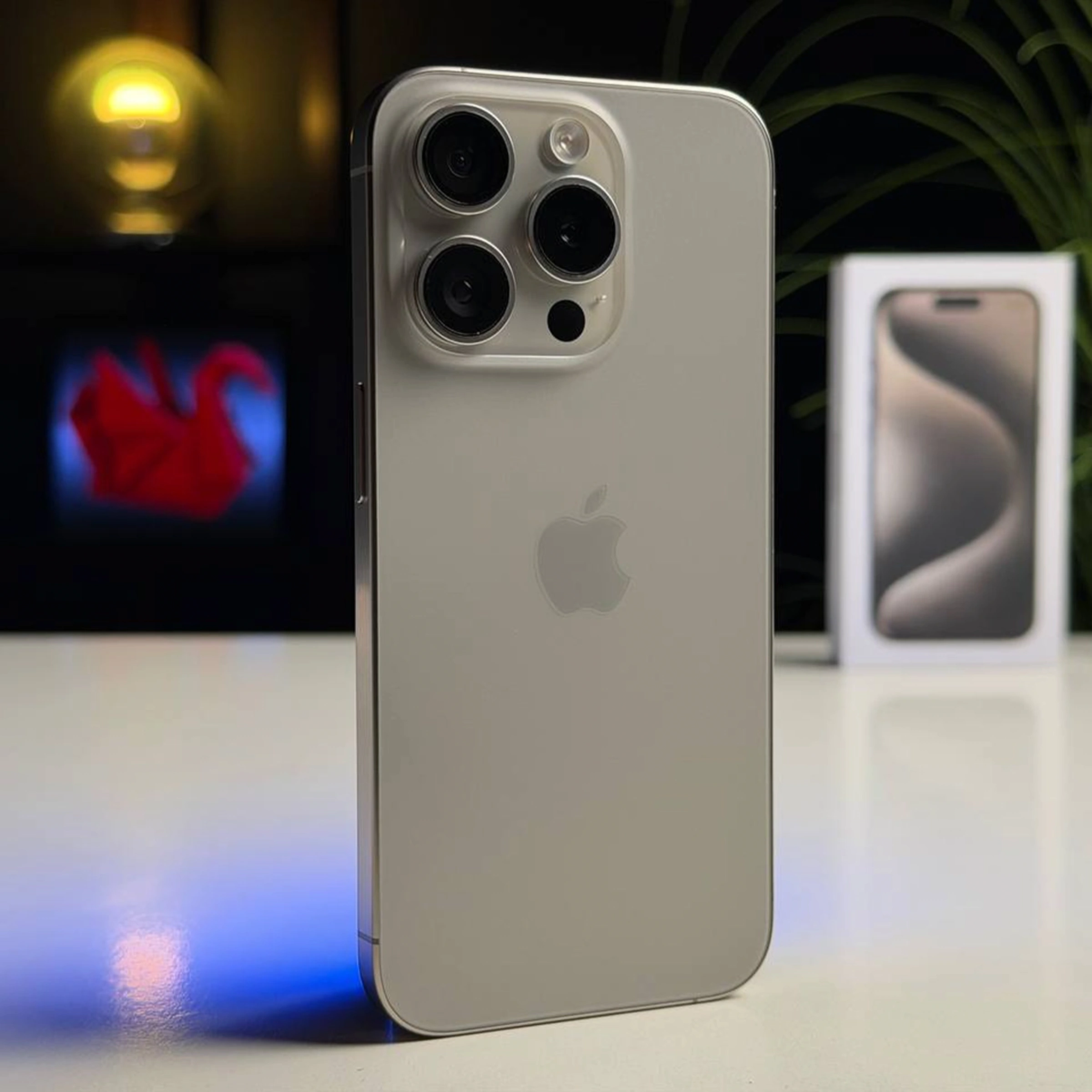 ВЖИВАНИЙ Б/У Apple iPhone 15 Pro 512GB Natural Titanium (MTV93) - Состояние: хороший | Аккумулятор: 100% | Комплектация: полный | Гарантия: 3 мес.