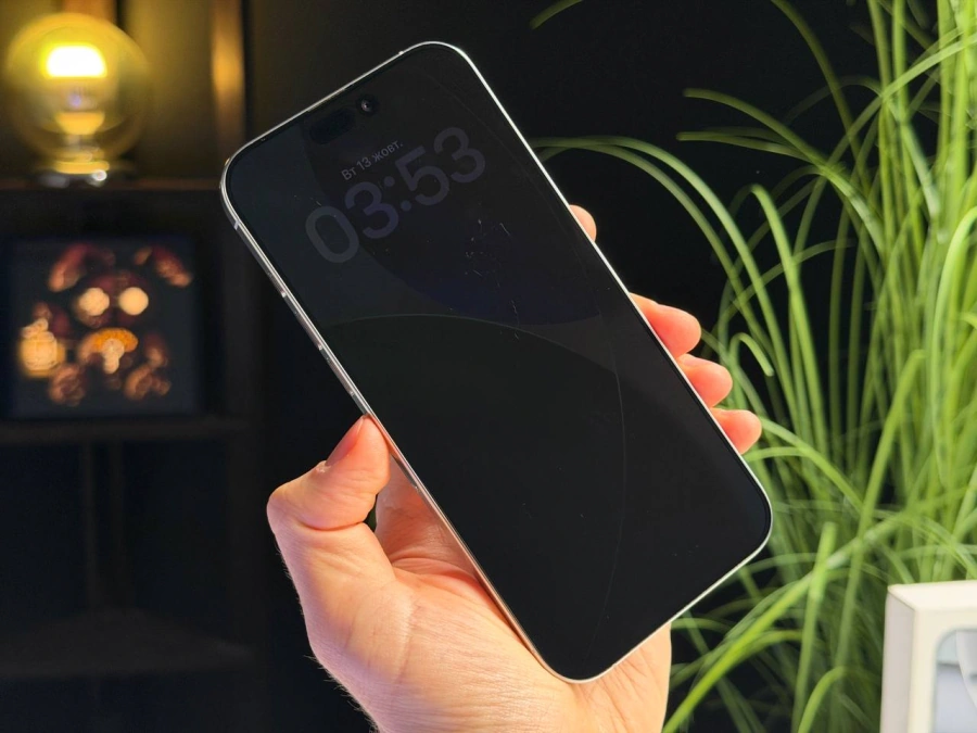 ВЖИВАНИЙ Б/У Apple iPhone 16 Pro Max 512GB White Titanium (MYX13) - Состояние: хороший | Аккумулятор: 89% | Комплектация: полный | Гарантия: 3 мес.