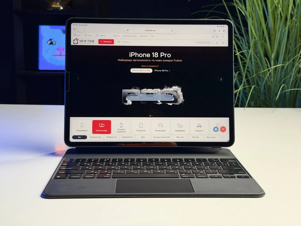 ВЖИВАНИЙ Б/У iPad Pro 12.9" 2021 Wi-Fi + Cellular 256GB Space Gray (MHNW3, MHR63) - Стан: гарний | Акумулятор: 100% | Комплектація: iPad, клавіатура, кабель | Гарантія: 3 міс.