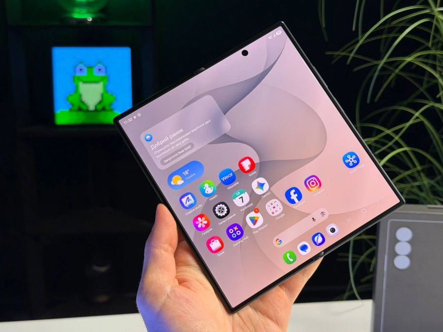 ВЖИВАНИЙ Б/У Смартфон Samsung Galaxy Fold 8 Ultra 16/1TB - Graphite (SM-F976BZKN) - Состояние: идеальный | Аккумулятор: 100% | Комплектация: полный | Гарантия: 3 мес.