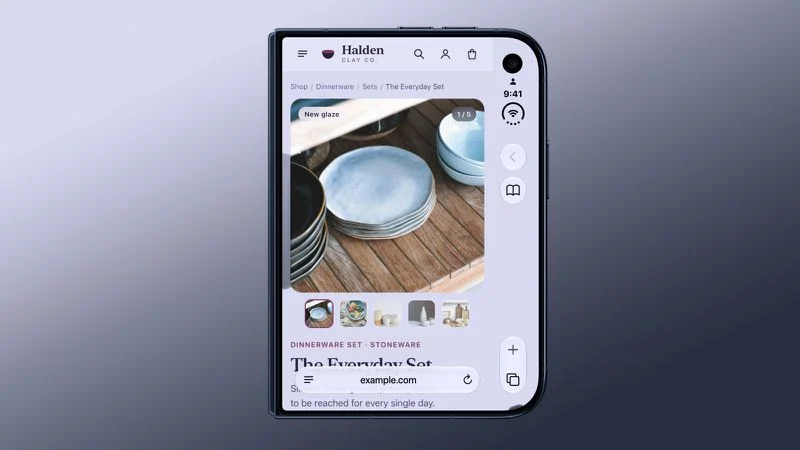 Как настроить кнопки громкости на складном iPhone Duo под ориентацию экрана